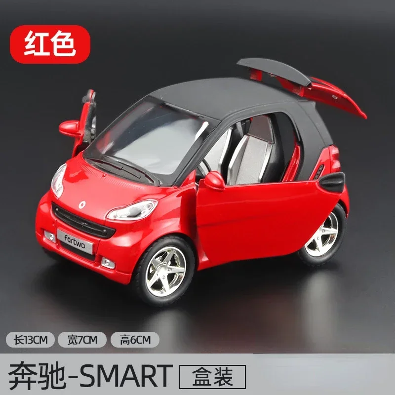 1:32 Scale Benz SMART Model Car Red 10 1:32 Scale Benz SMART Model Car Red - Image 10
