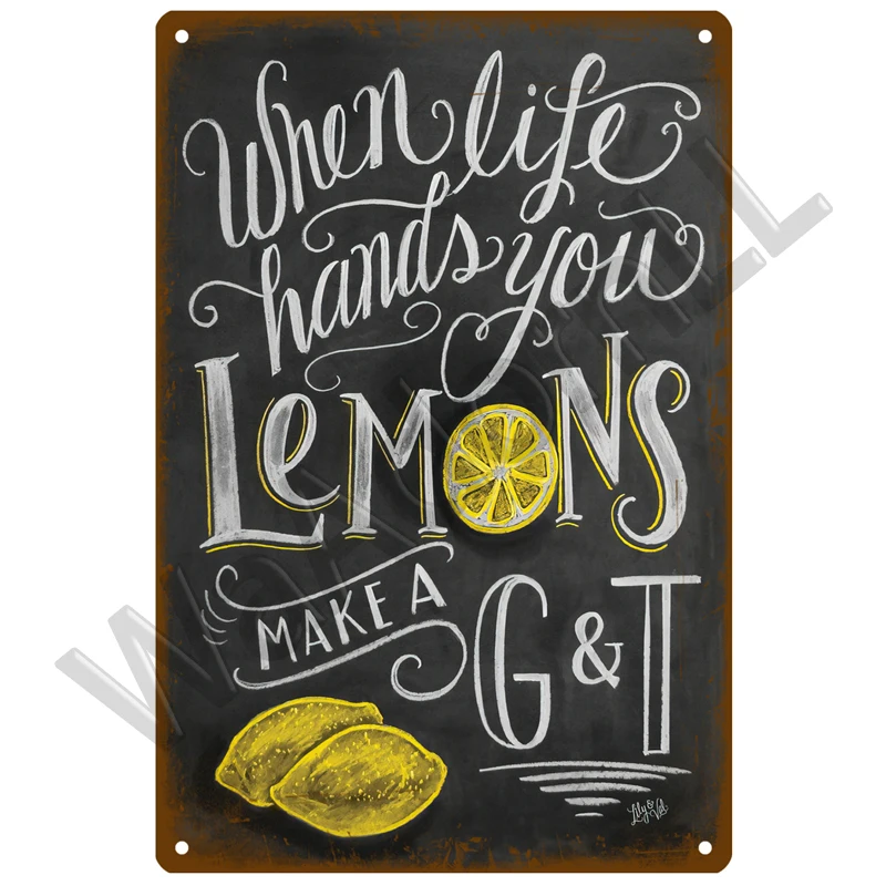 Vintage Cocktail Decorative Tin Sign 20x30 cm 26 Vintage Cocktail Decorative Tin Sign 20x30 cm - Image 26