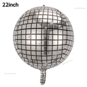 Disco Foil Balloon 22-Inch Reflective Decor 27 S653dede94a124eecbdeca842333c3705N