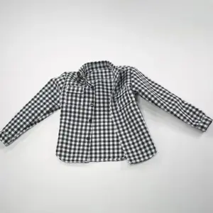 1/6 Scale Male Flannel Plaid Casual Shirt 26 S6551228e939a4ed1b43ded8635fcb56bz
