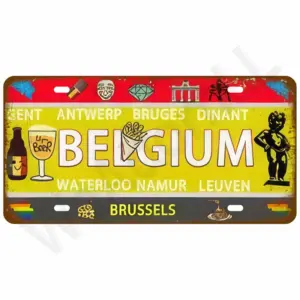 Retro Metal Sign Wall Art 15 x 30 cm 52 S65d197afa37d47ea8c38a450a781c55av