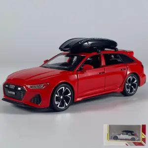 Audi RS6 Avant Wagon 1:32 Diecast Model in Black 26 S6630469a43c04ab3988c13278ccc9688z