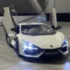 White 1:24 Scale Diecast Supercar Model