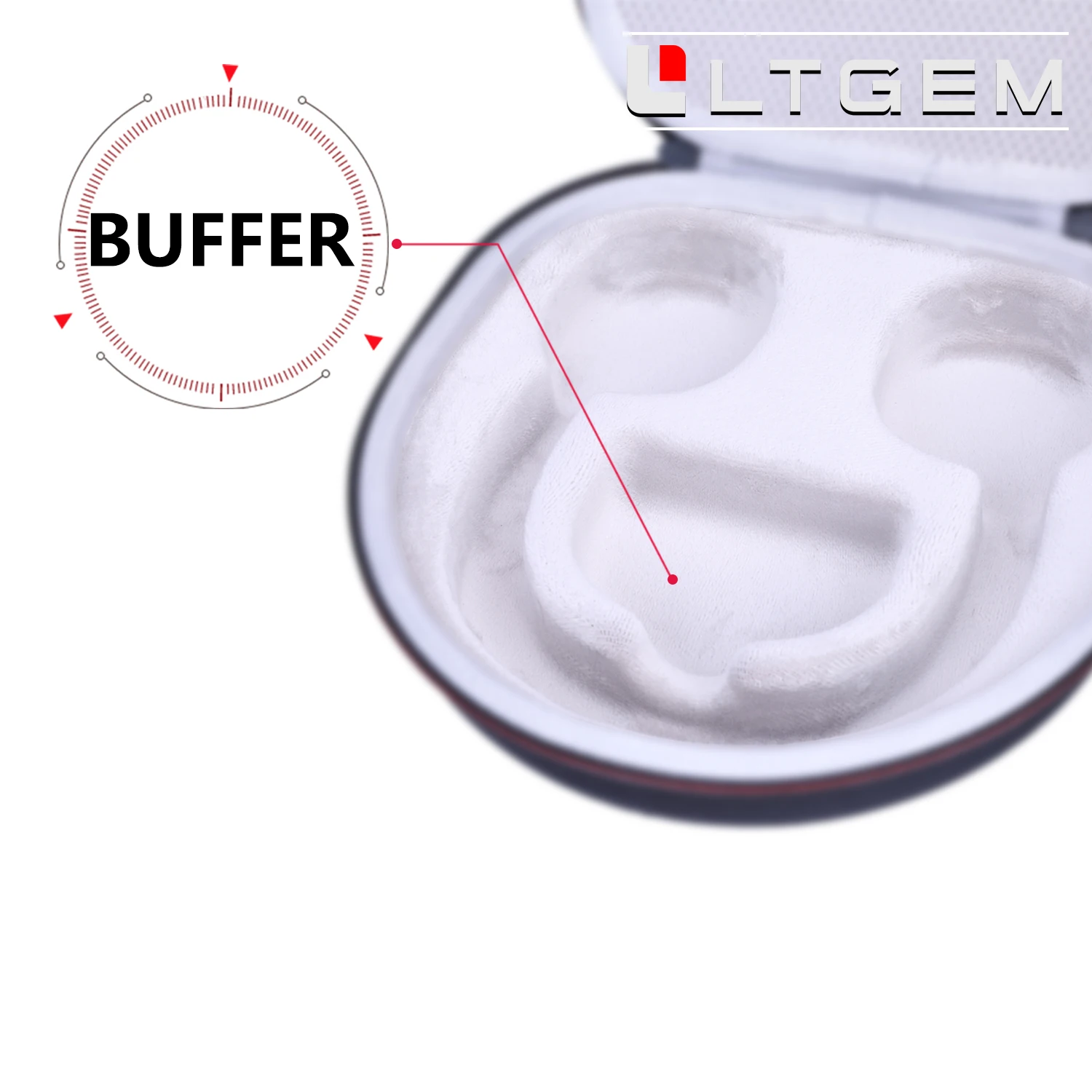 White Travel Case for Bowers & Wilkins PX5 2 White Travel Case for Bowers & Wilkins PX5 - Image 2