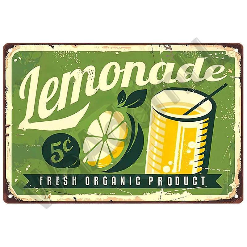 Retro Diner Tin Sign 20 x 30 cm Decor 10 Retro Diner Tin Sign 20 x 30 cm Decor - Image 10