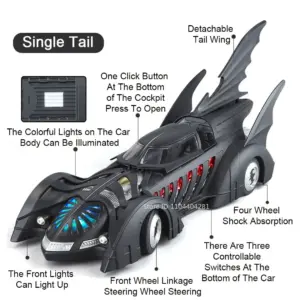 Batmobile Diecast Model Collection 1:18 Scale 11 S67885abee94d4668b1b978a9edb007a4V