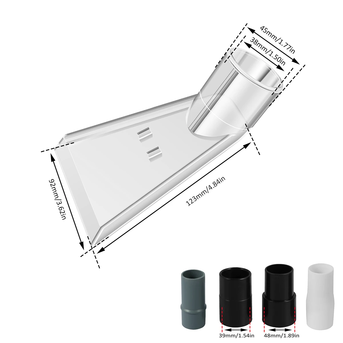 Professional Vacuum Nozzle Kit with Clear Nozzles 8 Professional Vacuum Nozzle Kit with Clear Nozzles - Image 8