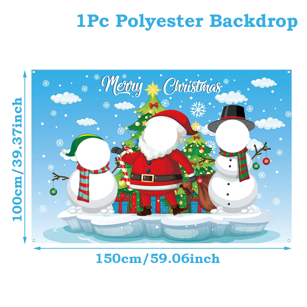 Festive Christmas Backdrop Cloth for Holiday Decor 8 Festive Christmas Backdrop Cloth for Holiday Decor - Image 8