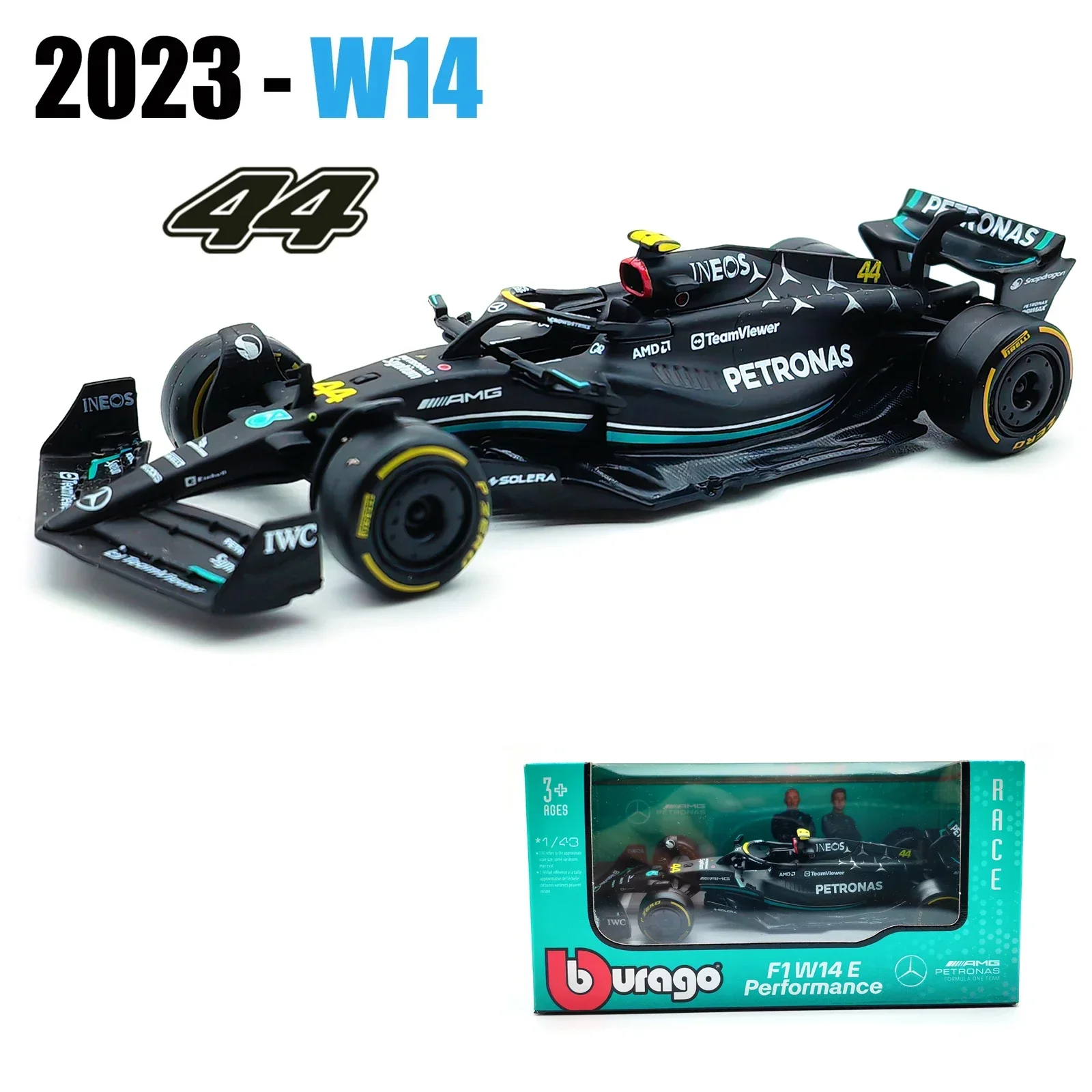 Mercedes AMG F1 2023 W14 Die-Cast Model 8 Mercedes AMG F1 2023 W14 Die-Cast Model - Image 8