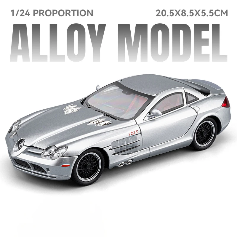 Mercedes-Benz SLR McLaren 722 S Roadster 1:24 Diecast Model 12 Mercedes-Benz SLR McLaren 722 S Roadster 1:24 Diecast Model - Image 12
