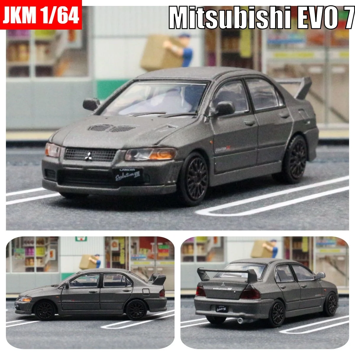 1:64 Scale Mitsubishi Lancer Evolution VII Model 8 1:64 Scale Mitsubishi Lancer Evolution VII Model - Image 8
