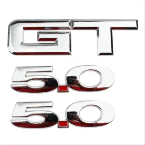 GT 5.0 Metal Badge Set for Cars 18 S689c79790ecd440eb65caa03245f5483T