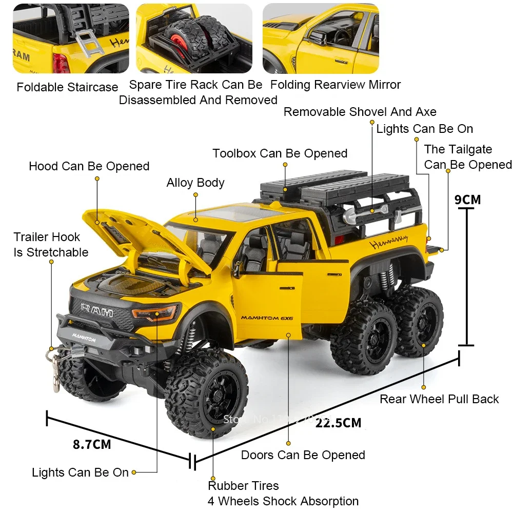 1:24 Scale Police Car Model with Lights 2 1:24 Scale Police Car Model with Lights - Image 2