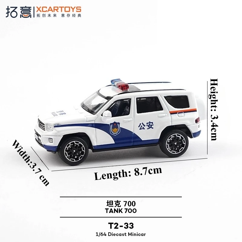 Police SUV Miniature Model 1:64 Scale 3 Police SUV Miniature Model 1:64 Scale - Image 3