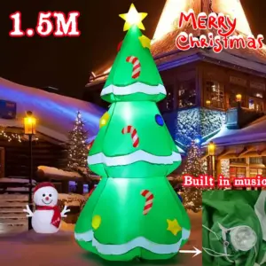 Vibrant 1.5m Inflatable Christmas Tree with Music 11 S6911a1bbe0244fceb677472853d9cdfae