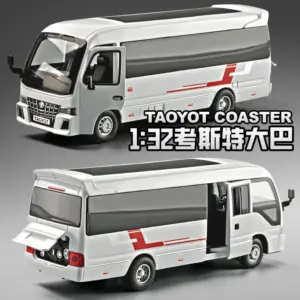 1/32 Scale Diecast Model Bus with Sound Effects 8 S697a1c358ef7403bbb9e9173d2fa52876