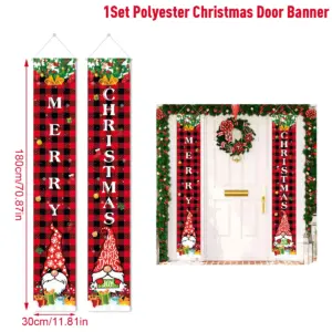Festive Christmas Door Banner Set for 2024 41 S698665729d0842d6aca3abce452ec6deJ