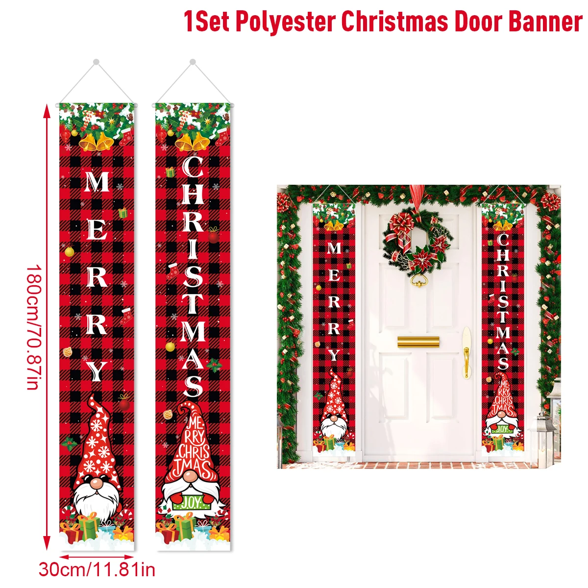 Festive Christmas Door Banner Set for 2024 15 Festive Christmas Door Banner Set for 2024 - Image 15