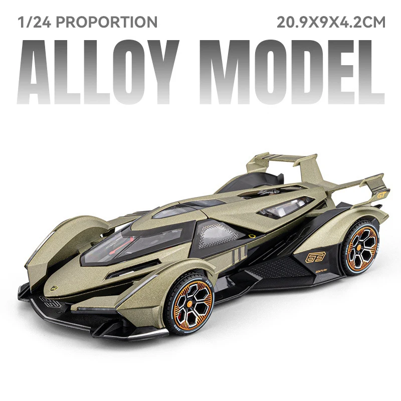 Purple Lamborghini 1:24 Scale Diecast Model 8 Purple Lamborghini 1:24 Scale Diecast Model - Image 8