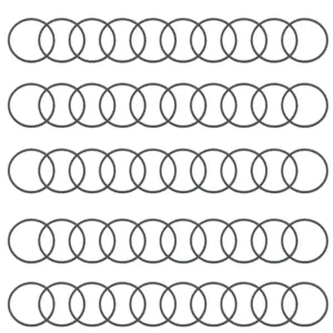 Set of 50 Rubber Drive Belts for Audio Equipment 17 S6a68b4e3380b41db9222935ec64b95c9P