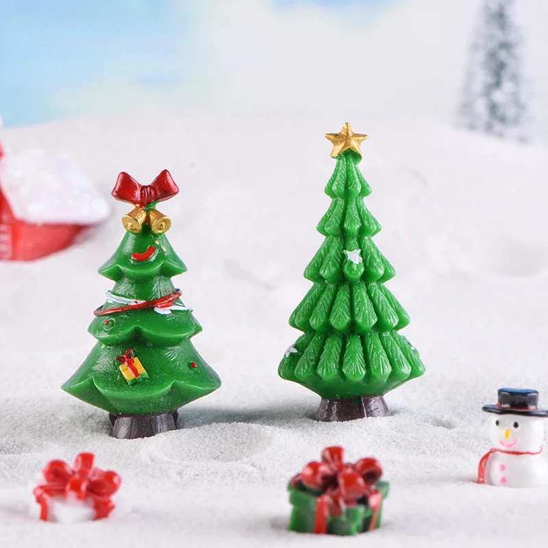 Miniature Christmas Tree Ornament Set for Festive Decor 3 Miniature Christmas Tree Ornament Set for Festive Decor - Image 3