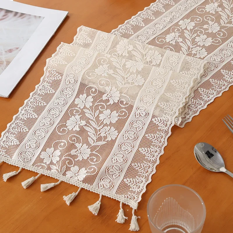 Vintage Lace Table Runner 6 Sizes Options 3 Vintage Lace Table Runner 6 Sizes Options - Image 3