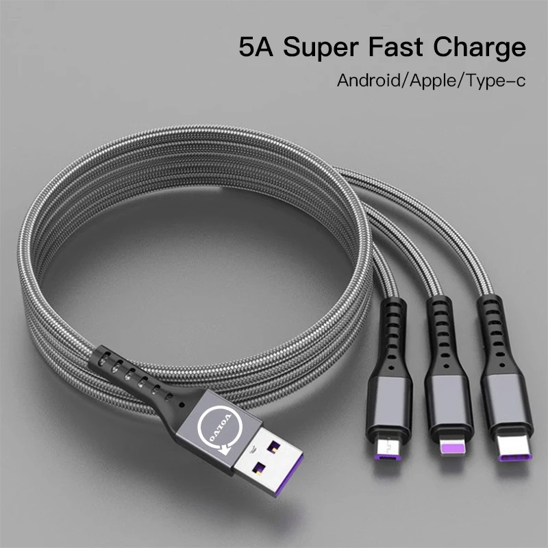 3-in-1 Micro USB Vehicle Charging Cable 3 3-in-1 Micro USB Vehicle Charging Cable - Image 3