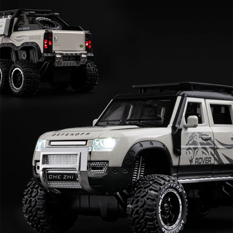 1/24 Land Rover Defender Pickup Diecast Model 3 1/24 Land Rover Defender Pickup Diecast Model - Image 3
