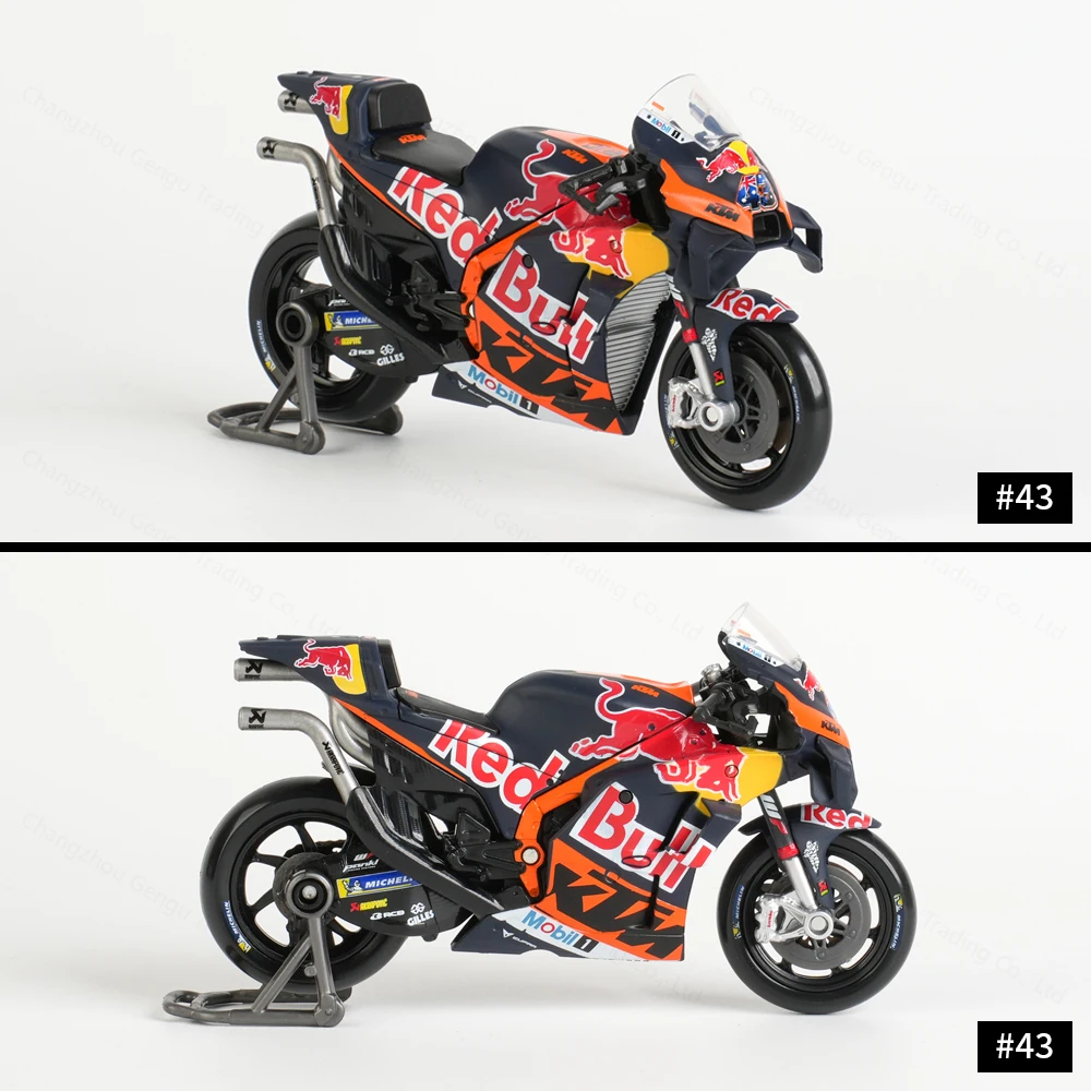 Red Bull KTM 2023 Motorcycle Model 1:18 Scale 5 Red Bull KTM 2023 Motorcycle Model 1:18 Scale - Image 5