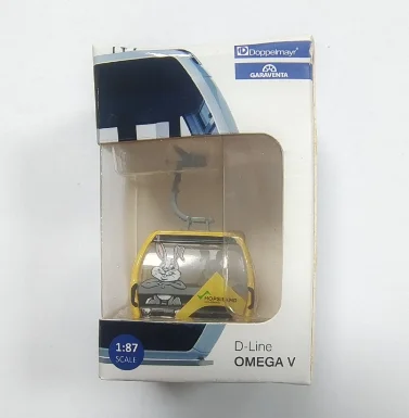 Red 1/87 Gondola Lift Cabin Model 7 Red 1/87 Gondola Lift Cabin Model - Image 7