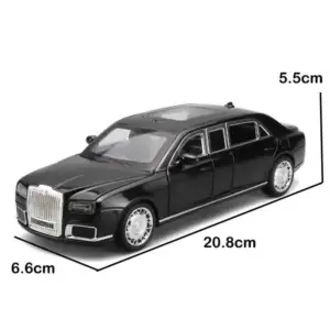 Black Aurus Senat 1:24 Diecast Model 11 S6c760409e9e24701935359ea23c3dd0c4