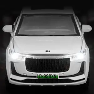White 1:32 Scale Diecast SUV Model 11 S6c7a146947844aefb5cd1a3e0b4b7bbfq