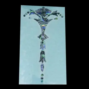 Iridescent Abalone Guitar Peghead Decal