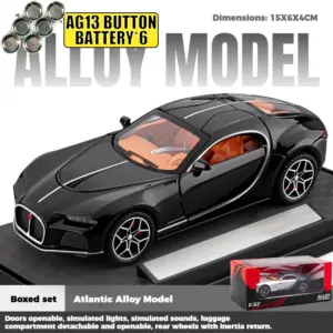 1:32 Diecast Sports Car Model with Light and Sound 18 S6cc58639f47c4791a084034d277c30b3l