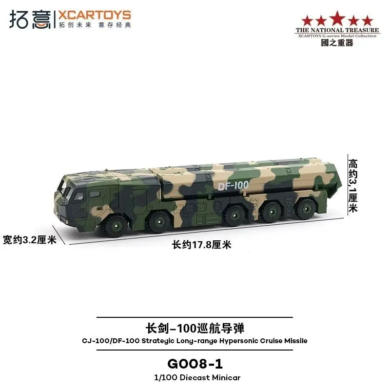 XCARTOYS 1:100 DF41/26/5B Military Model Vehicle 8 XCARTOYS 1:100 DF41/26/5B Military Model Vehicle - Image 8