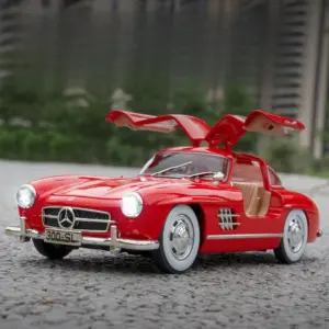 Mercedes-Benz 300SL Diecast Model 1:24 Scale Red 11 S6ced9723bb8b4858b1ad7f599f9518153