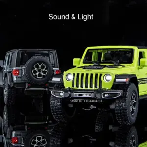 1:32 Diecast Jeep Wrangler Rubicon Model 12 S6d18c855ace54c84b304576b93040be0K