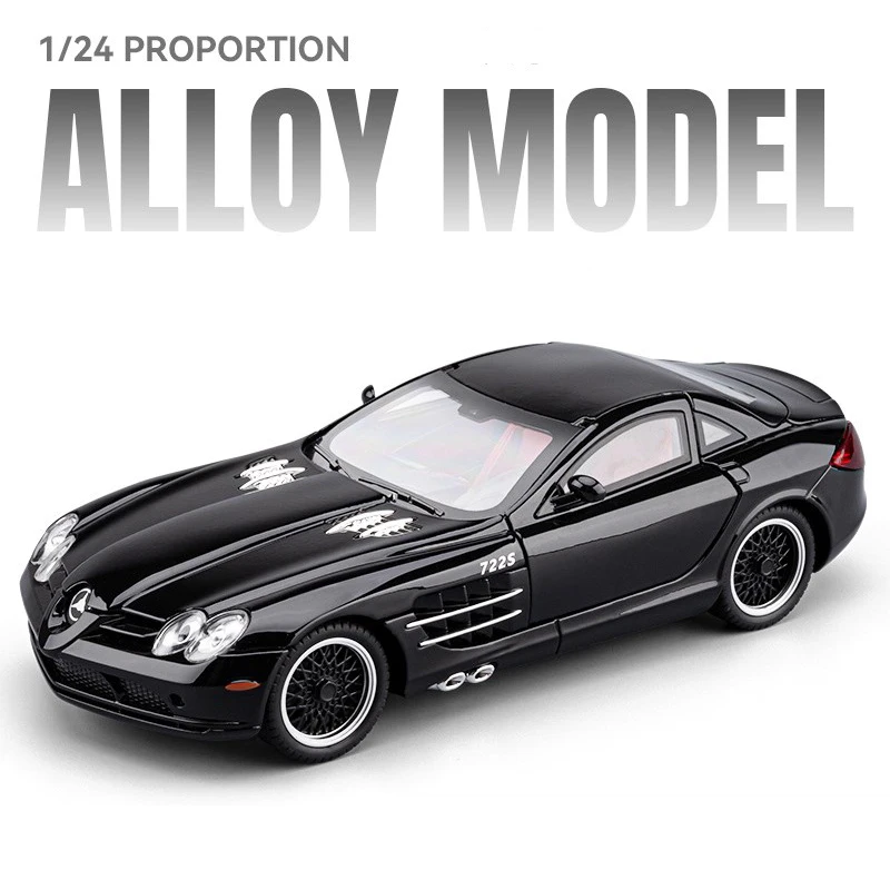 Mercedes-Benz SLR Supercar 1:24 Diecast Model 9 Mercedes-Benz SLR Supercar 1:24 Diecast Model - Image 9