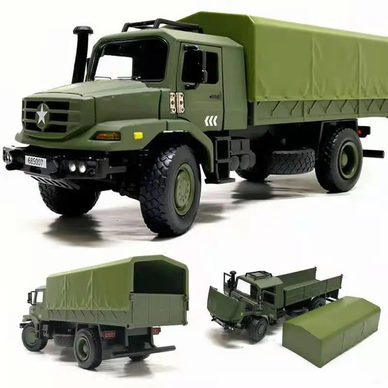 Military Truck Diecast Model 1:36 Scale 3 Military Truck Diecast Model 1:36 Scale - Image 3