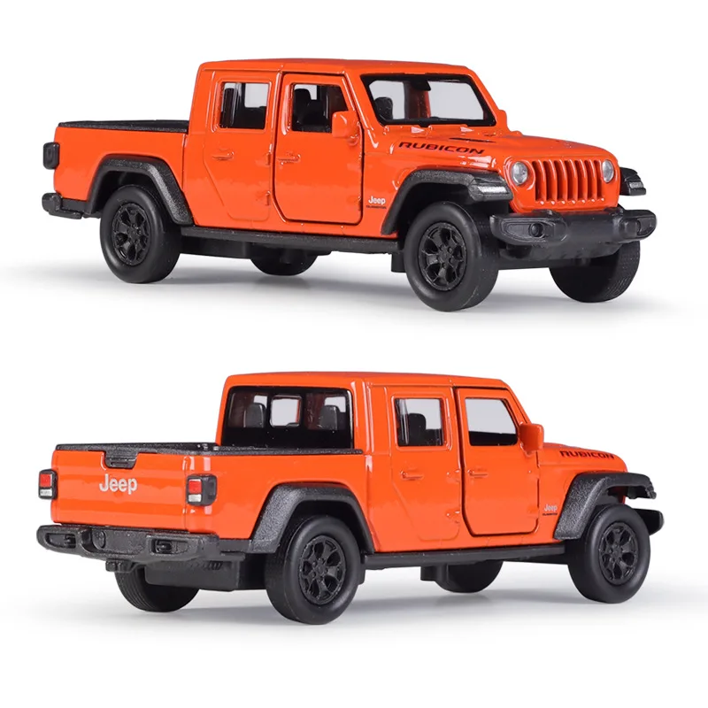 Vivid Orange Jeep Gladiator Model 1:36 Scale 6 Vivid Orange Jeep Gladiator Model 1:36 Scale - Image 6