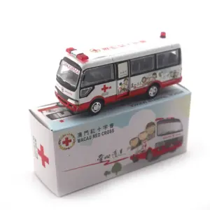 Macau Ambulance Alloy Model 7cm Decoration