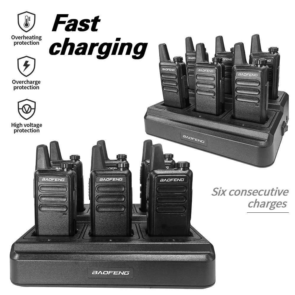 Six-Pack Baofeng BF-888S Plus UHF Walkie-Talkies 2 Six-Pack Baofeng BF-888S Plus UHF Walkie-Talkies - Image 2