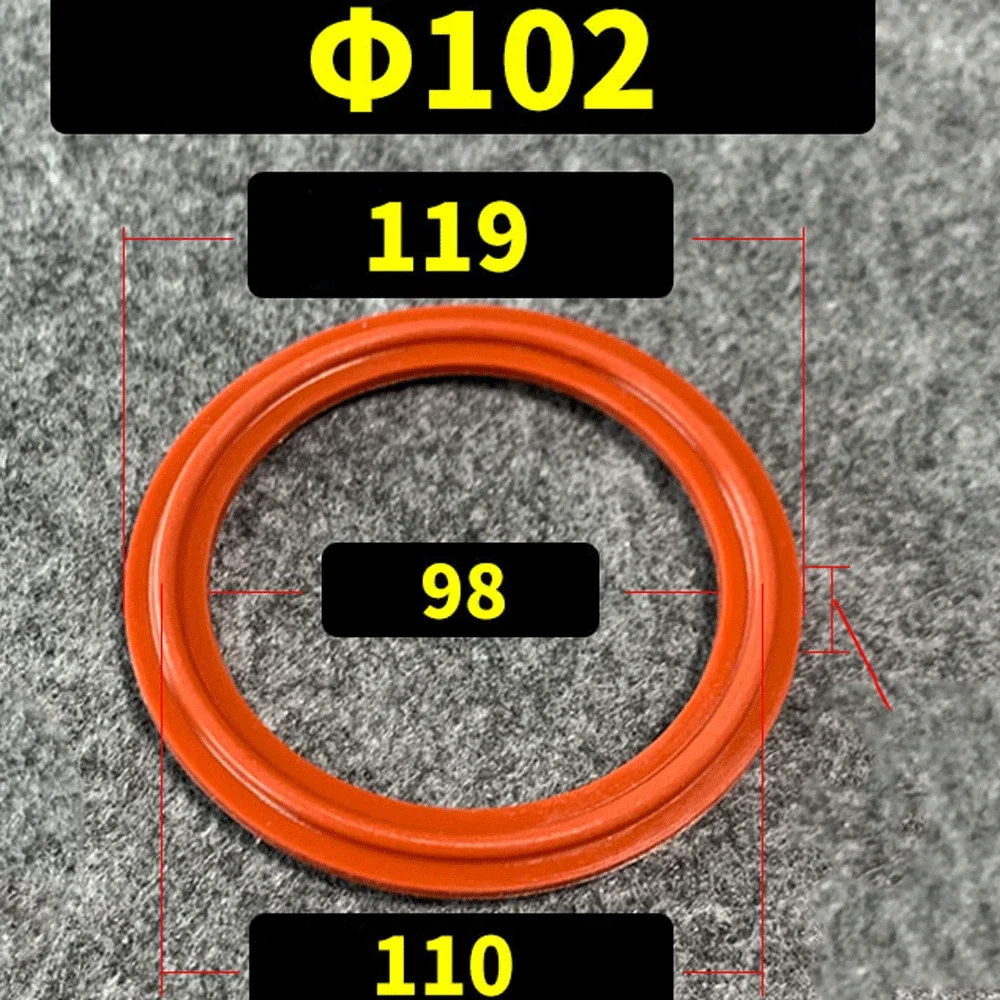 Vibrant Silicone Rubber Gasket for Tri-Clamp Fittings 5 Vibrant Silicone Rubber Gasket for Tri-Clamp Fittings - Image 5