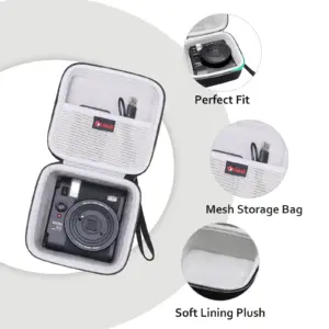 Black Hard Case for Fuji Instax Mini Cameras 9 S6ef55b1e6c5e40aaa09ac0abf775d17aj