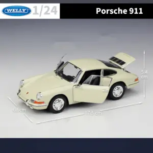 Vintage 1964 Porsche 911 Diecast Model 1:24 Scale 11 S6f624c22fb3441fa970b213c37accde1Z