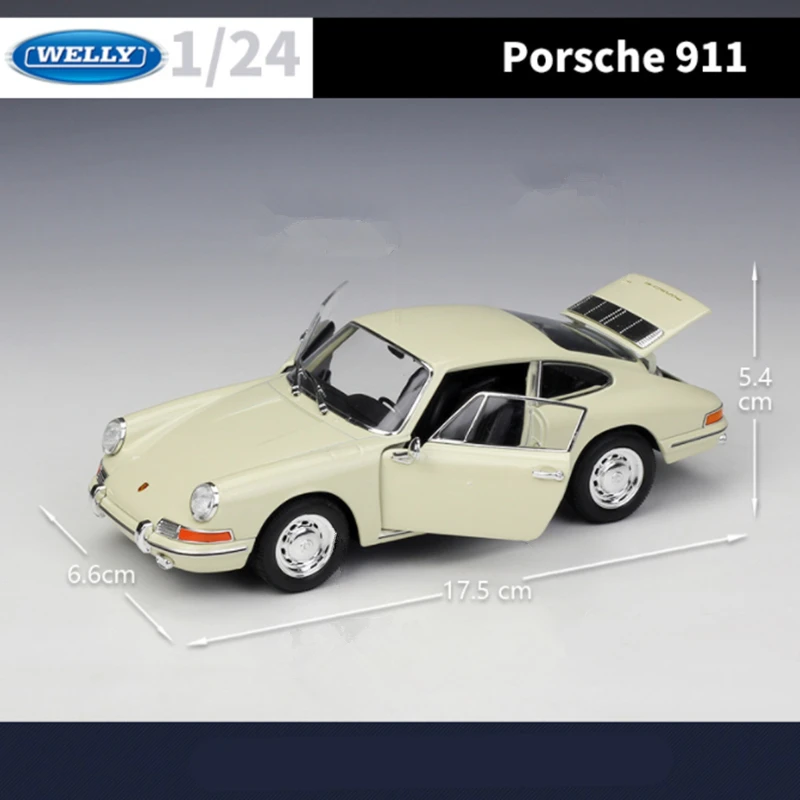 Vintage 1964 Porsche 911 Diecast Model 1:24 Scale 4 Vintage 1964 Porsche 911 Diecast Model 1:24 Scale - Image 4