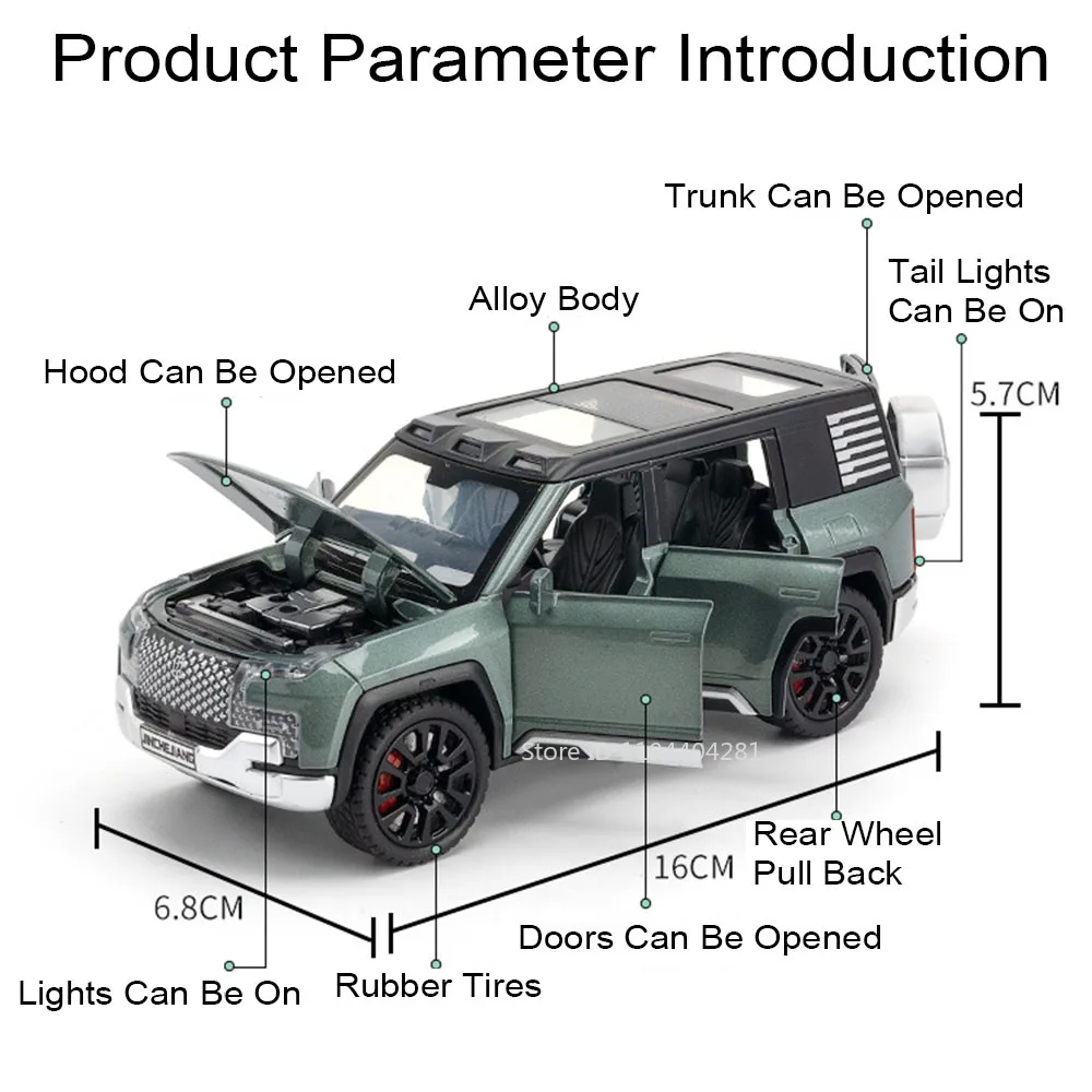 BYD U8 Alloy 1:32 Scale Diecast Model 2 BYD U8 Alloy 1:32 Scale Diecast Model - Image 2