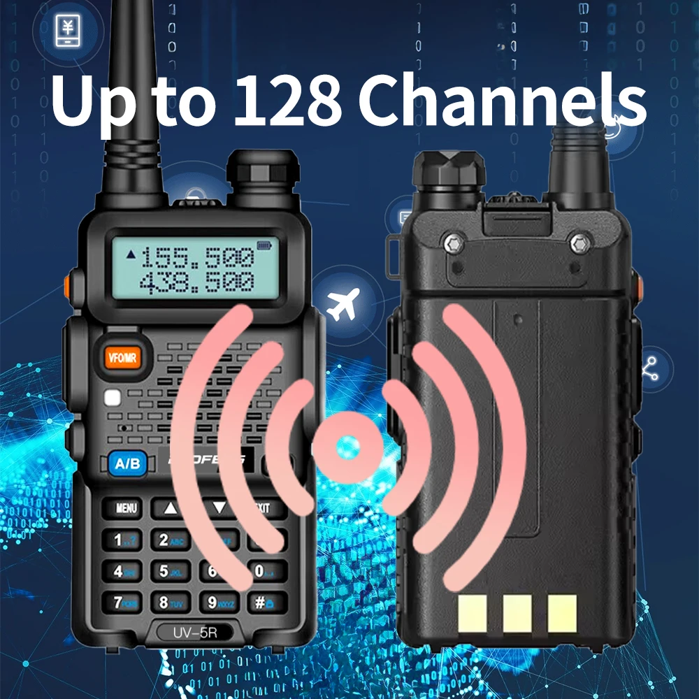 Baofeng UV-5R Dual-Band Walkie-Talkie 5 Baofeng UV-5R Dual-Band Walkie-Talkie - Image 5