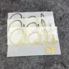 Gold PRS SE Metal Decal Set for Guitar Pegheads