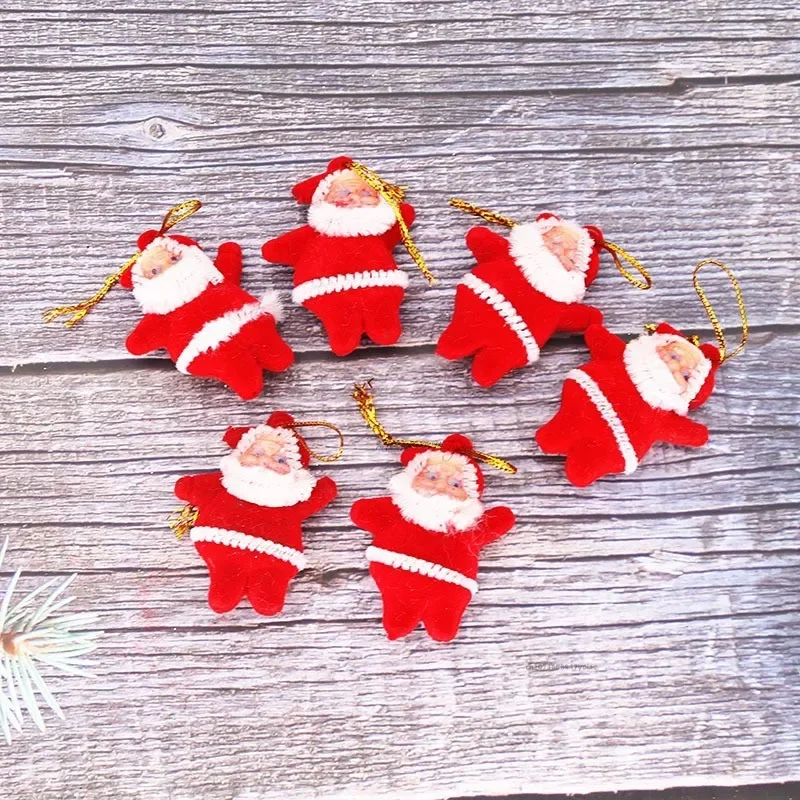 Colorful Santa Ornaments Set for Holiday Decor 5 Colorful Santa Ornaments Set for Holiday Decor - Image 5